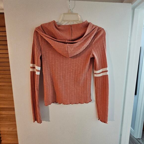 Juniors Rue 21 Zip-Up Cropped Hooded Jacket Size Small - Picture 5 of 5